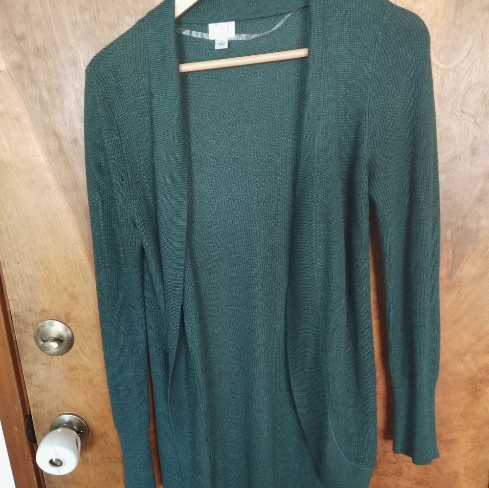 Emerald green cardigan